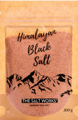

THE SALT WORKS Himalayan Black Salt Fine Grain, 200g Black Salt(200 g)