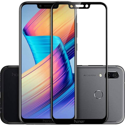 Accessories Kart Edge To Edge Tempered Glass for Honor play 6D original clear cut black(Pack of 1)