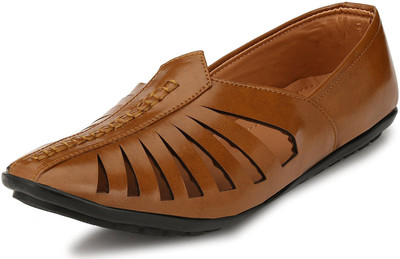 

Rjkart Jalsa Nagra Jutti Mojaris For Men Mojaris For Men(Tan
