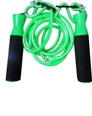 

ILARTE Home Gym Fitness Green Ball Bearing Ball Bearing Skipping Rope(Green, Length: 259 cm)
