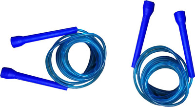 

ILARTE Blue Pack of 2 Premium Quality Fitness Speed Speed Skipping Rope(Blue, Length: 259 cm)