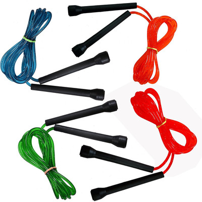 

ILARTE Multicolor Pack Of 4 Premium Quality Fitness Speed Speed Skipping Rope(Multicolor, Length: 259 cm)
