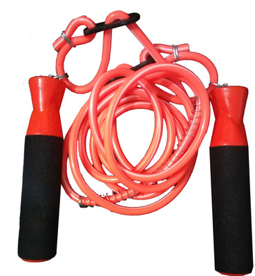 

ILARTE Home Gym Fitness Red Ball Bearing Ball Bearing Skipping Rope(Red, Length: 259 cm)