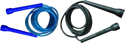 

ILARTE Blue Pack of 2 Premium Quality Fitness Speed Speed Skipping Rope(Blue, Length: 259 cm)