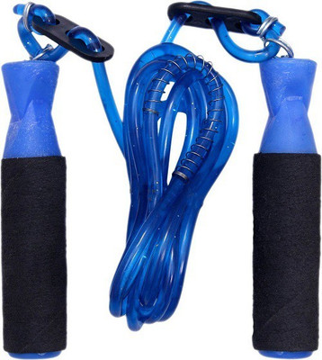 

ILARTE Home Gym Fitness Blue Ball Bearing Ball Bearing Skipping Rope(Blue, Length: 259 cm)
