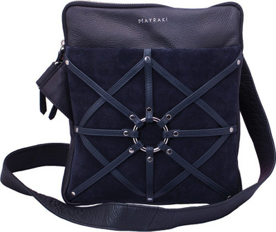 

MAYRAKI Men Evening/Party, Casual, Sports Blue Genuine Leather Satchel