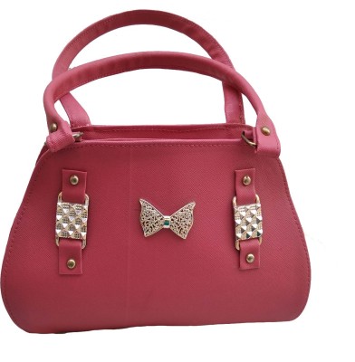 

Fashion Global Women Evening/Party, Formal, Casual Pink Synthetic Leather Hand-held Bag