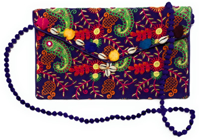 

Unique Fashion Women Casual, Evening/Party Multicolor Velvet Sling Bag
