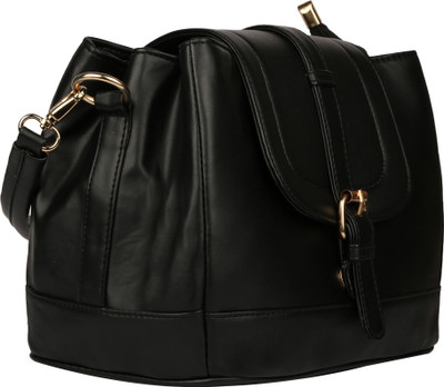 

Glasy Women Casual, Formal Black PU Sling Bag