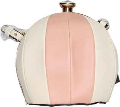 

Soucko Women Evening/Party Beige PU Sling Bag