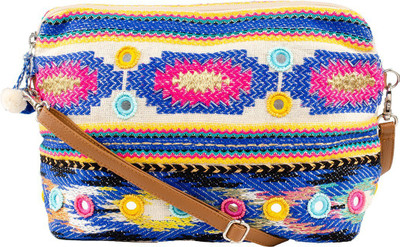 

VASA Women Casual Multicolor Cotton Sling Bag