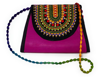 

Unique Fashion Women Evening/Party, Casual Multicolor Cotton Sling Bag