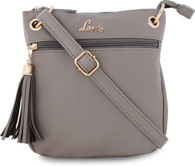 

Lavie Women Casual Grey Polyester Sling Bag