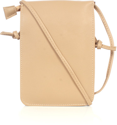 

b4bags Women Casual Beige Leatherette Sling Bag