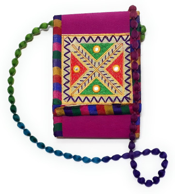 

Unique Fashion Women Evening/Party, Casual Multicolor Cotton Sling Bag