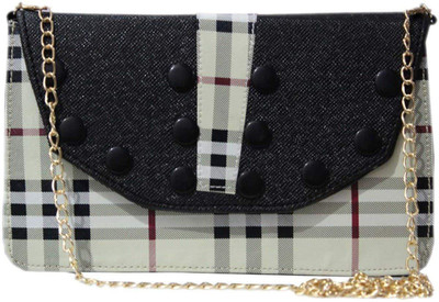 

Don Cavalli Women Casual Black, White PU Sling Bag
