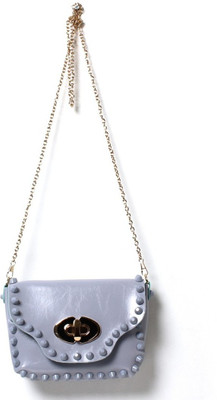 

Little Hip Boutique Girls Casual Purple PU Sling Bag