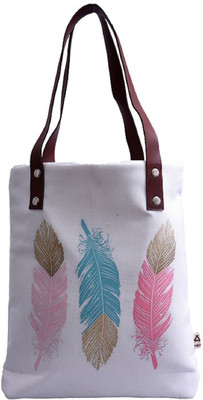 

Astara Women Casual White Canvas Tote