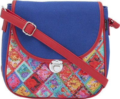 

Haqeeba Women Casual, Evening/Party Multicolor Canvas Sling Bag