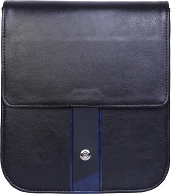 

Sn Louis Men Casual Black Genuine Leather Sling Bag