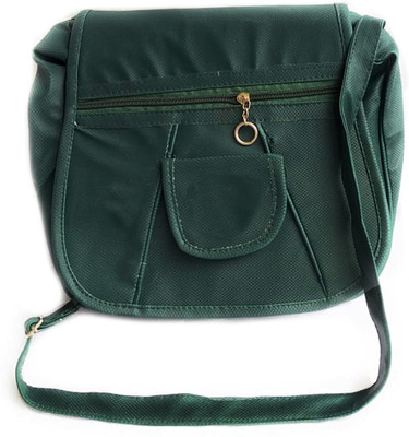 

Rasmarket Women Casual Green PU Sling Bag