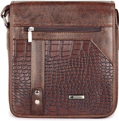

The Clownfish Men & Women Evening/Party, Casual Brown Leatherette Sling Bag