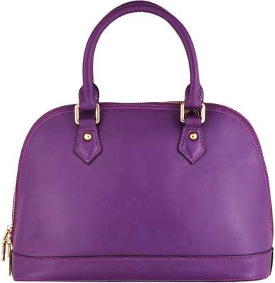 

Soft kiss Women Evening/Party Purple Genuine Leather Hand-held Bag