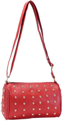 

HD Women Casual Red Leatherette Sling Bag