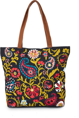 

Chumbak Women Casual, Evening/Party Multicolor Cotton Tote