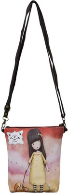 

High Valley Fashion Women Casual Multicolor Genuine Leather Sling Bag