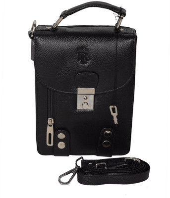 

ROYAL LEATHER EMPORIUM Women Casual, Formal Black Genuine Leather Sling Bag