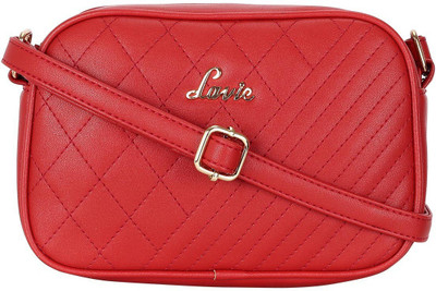 

Lavie Women Evening/Party Pink Genuine Leather Sling Bag