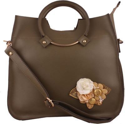

Awis Women Evening/Party, Formal Brown Cotton Sling Bag