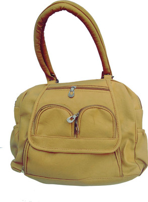 

Fashion Global Women Casual, Formal Beige Synthetic Leather Shoulder Bag