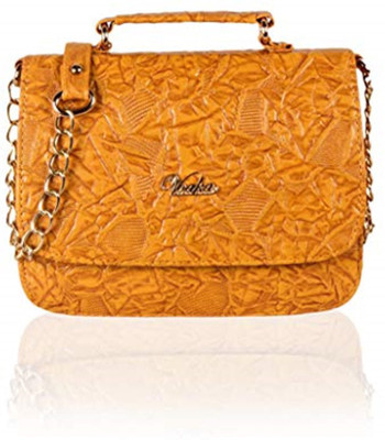 Voaka Women Evening/Party, Casual Tan PU Sling Bag