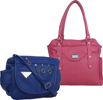 

Element Cart Women Casual, Evening/Party Blue, Pink PU Sling Bag