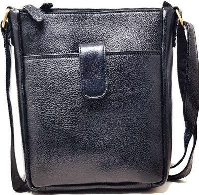

Wildmount Men & Women Casual Blue Genuine Leather Sling Bag