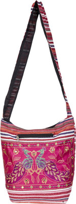 

GiftingTree Women Casual Pink Cotton Shoulder Bag