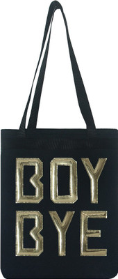 

GIRAFFEANDCO Women Casual Black Synthetic Fabric Tote
