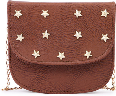 

GLORIST Women Casual, Formal Maroon Leatherette Sling Bag