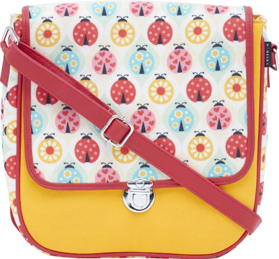 

Haqeeba Women Casual Multicolor Canvas Sling Bag