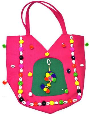 

Saffronworld Women Evening/Party Pink Canvas Shoulder Bag
