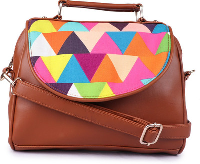 

Suprino Women Casual Tan Synthetic Leather Sling Bag