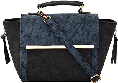 

Erica Fashion Women Evening/Party, Casual Black PU Sling Bag
