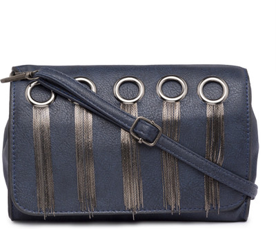 

Satchel Bags Women Casual Blue, Grey PU Sling Bag