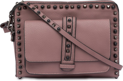 Satchel Bags Women Casual, Formal Purple PU Sling Bag