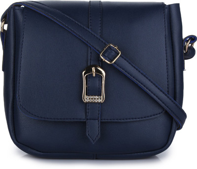

Vogue Street Women Casual Blue PU Sling Bag