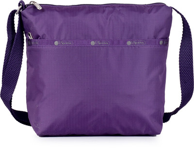 

LeSportsac Women Casual Purple Nylon Sling Bag