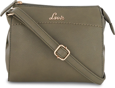 

Lavie Women Casual Green Polyester Sling Bag