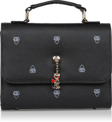 

Fiona Trends Women Evening/Party, Casual Black PU Sling Bag